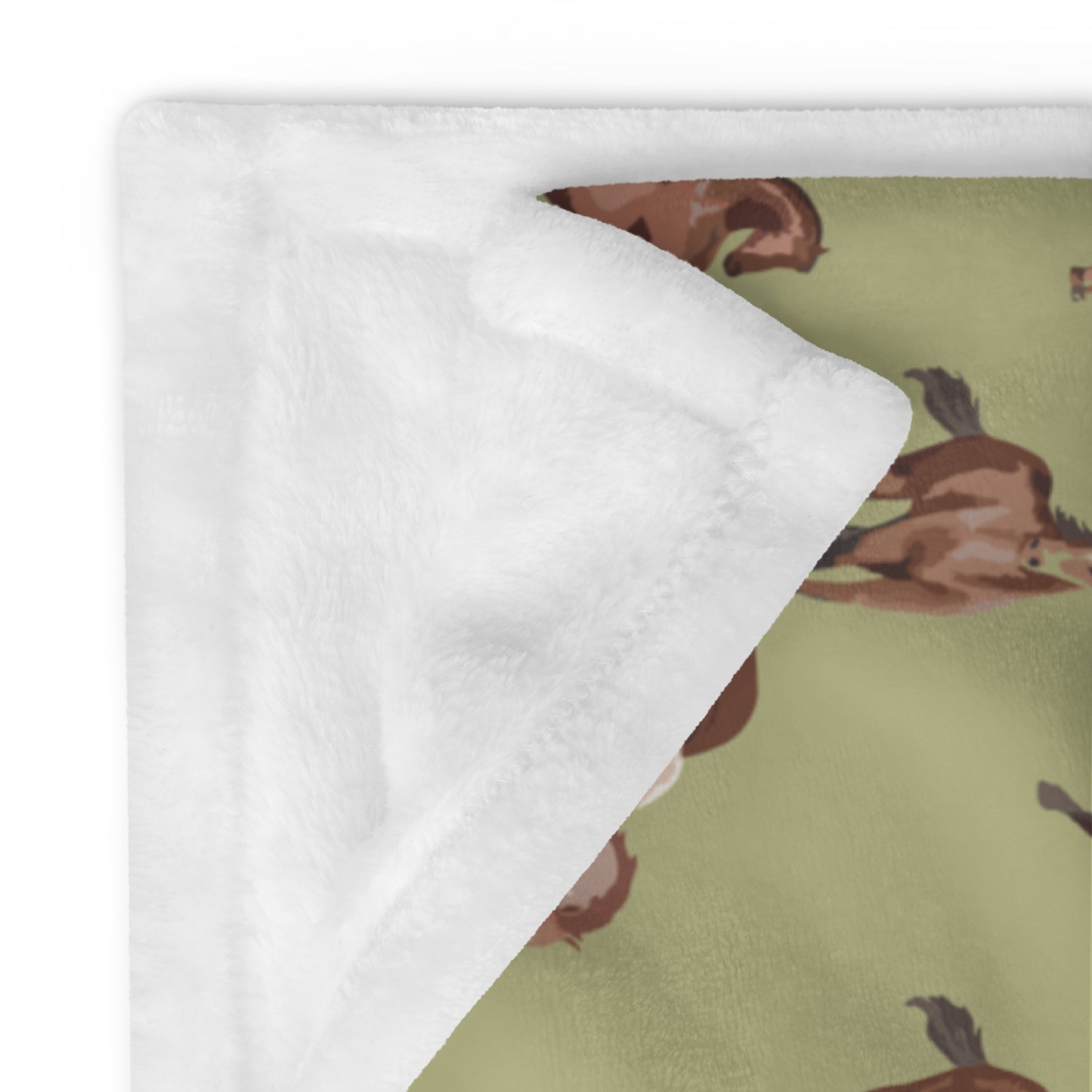 Hold Your Horses Throw Blanket
