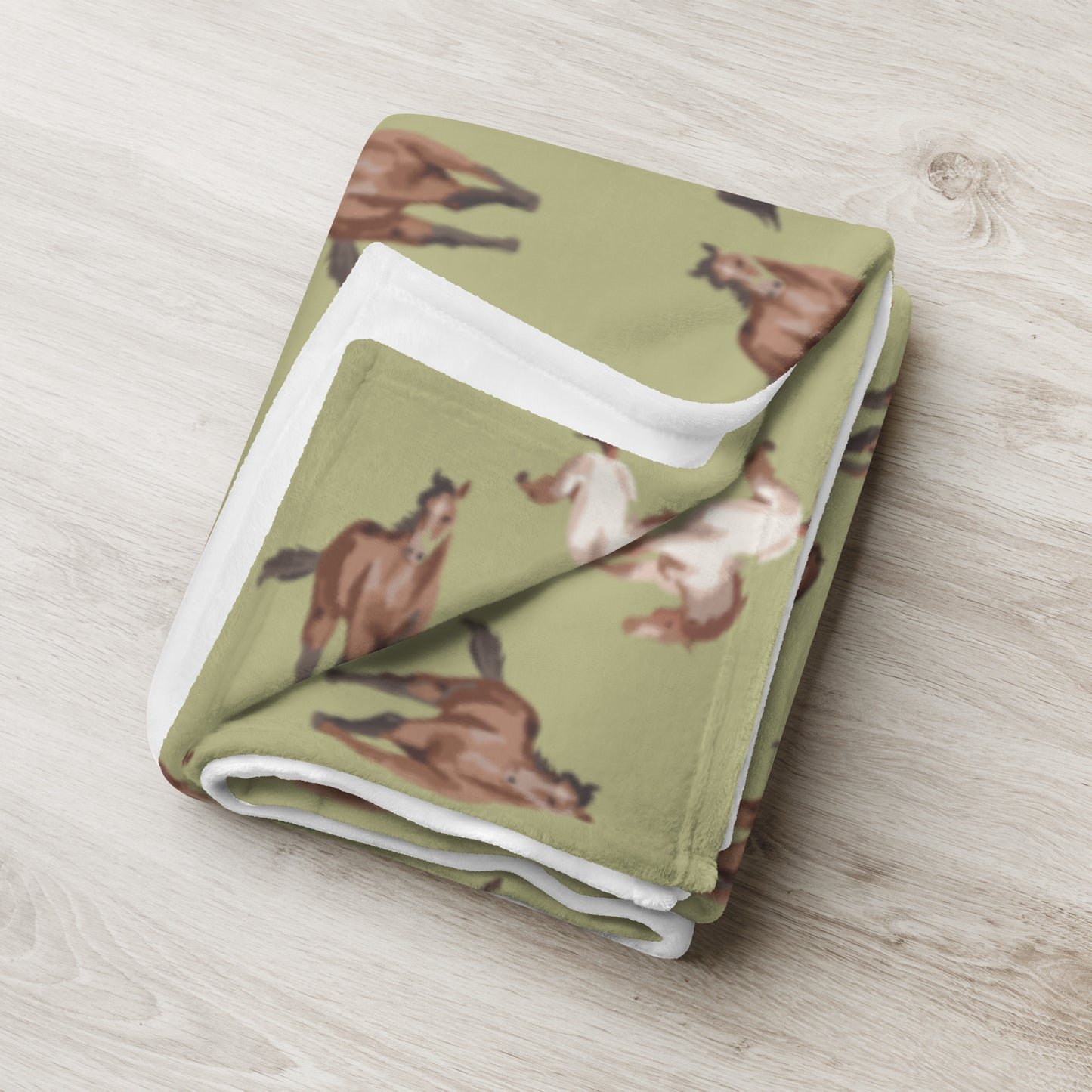 Hold Your Horses Throw Blanket