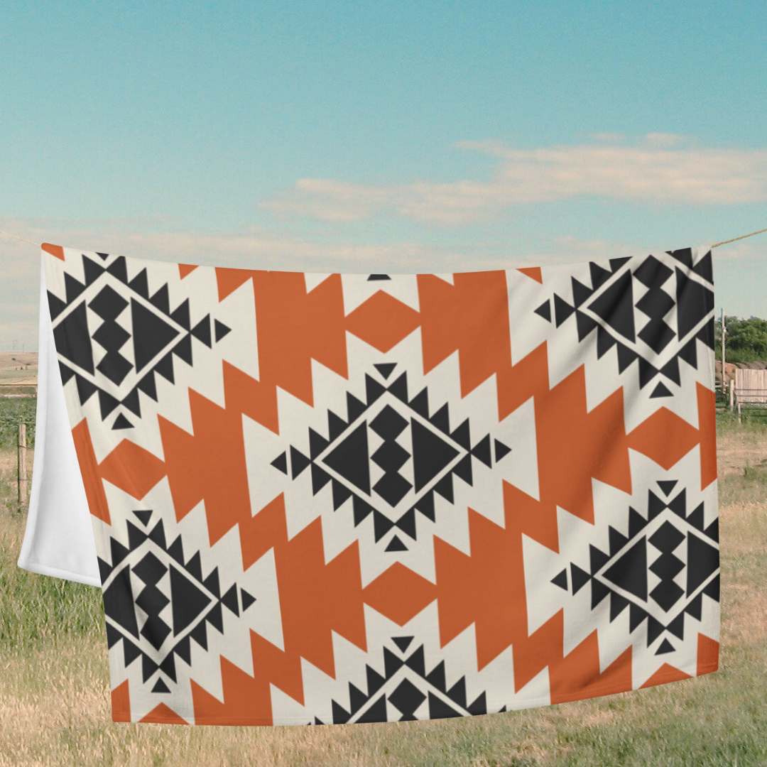 Aztec Throw Blanket